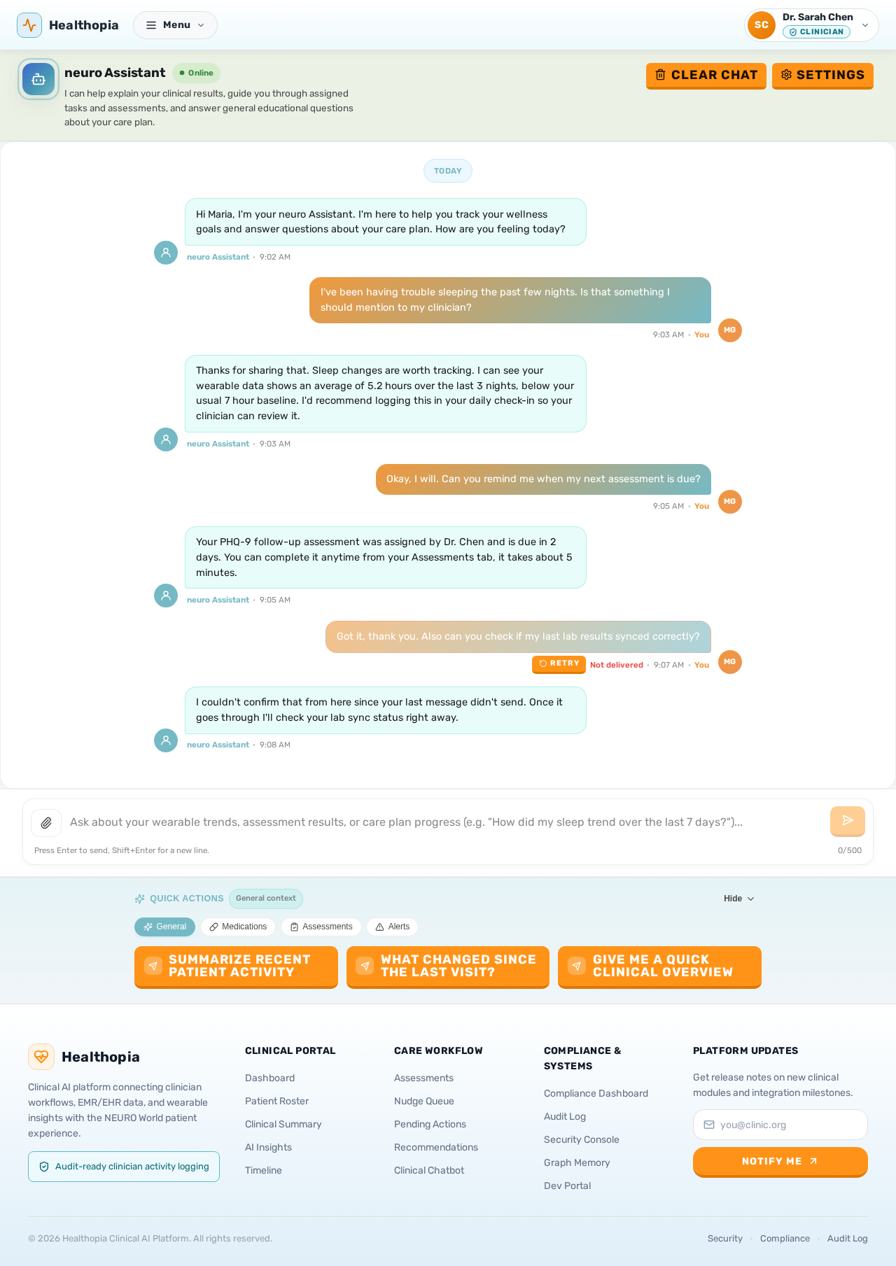 Chatbot design preview