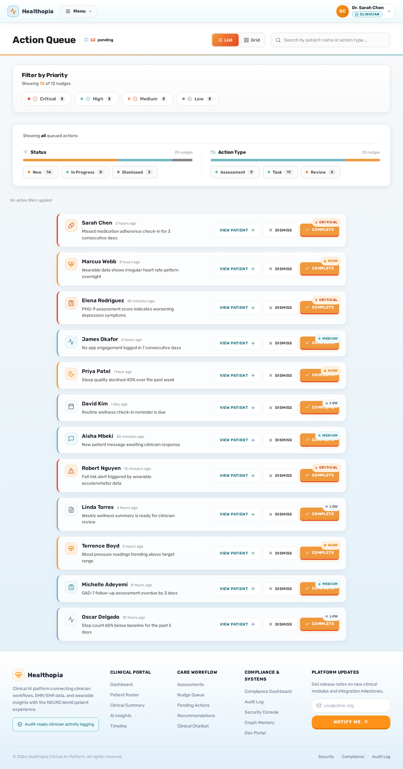 NudgeQueue design preview