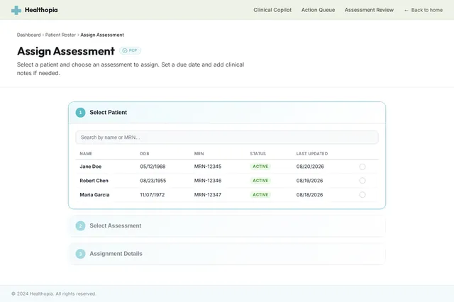 Assign Assessment