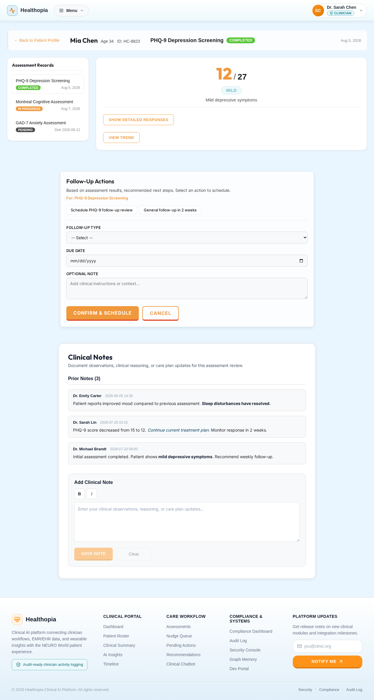 AssessmentReview design preview