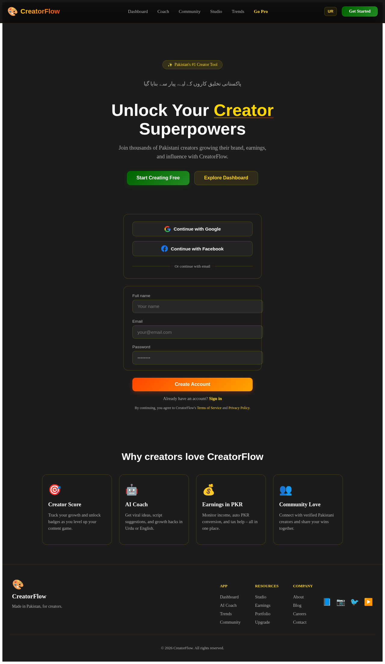 Onboarding design preview