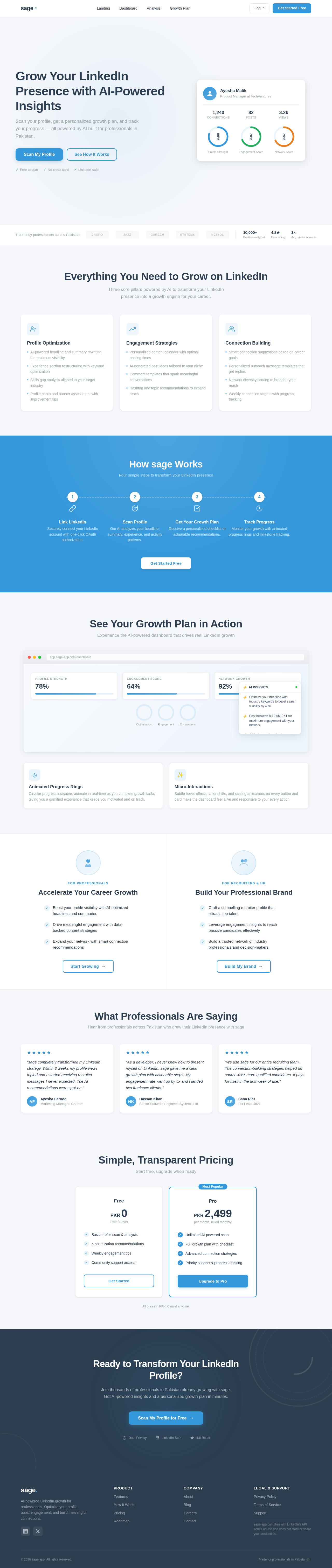 Landing design preview