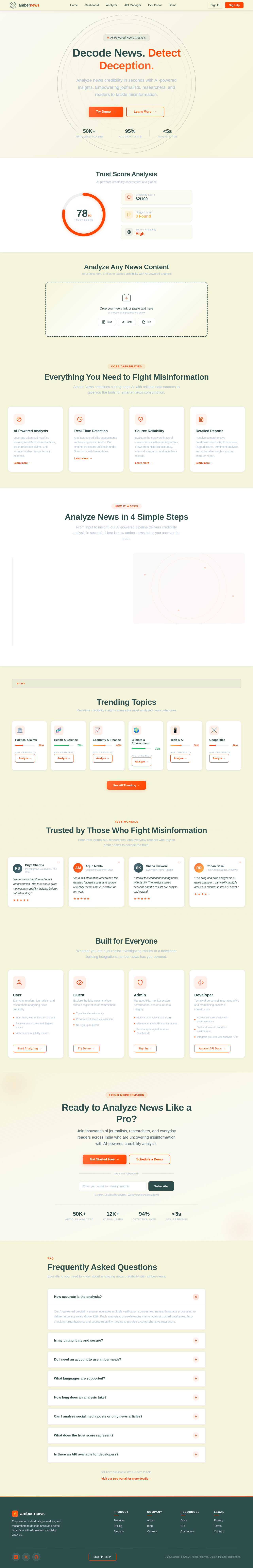 Landing design preview