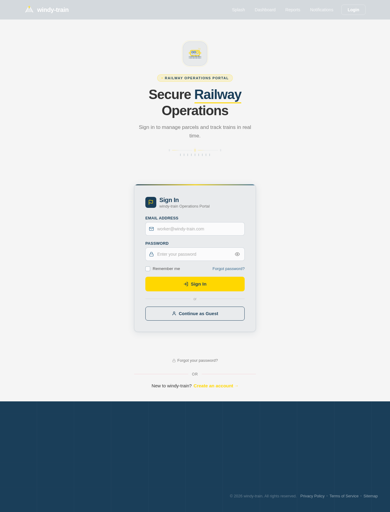 Login design preview