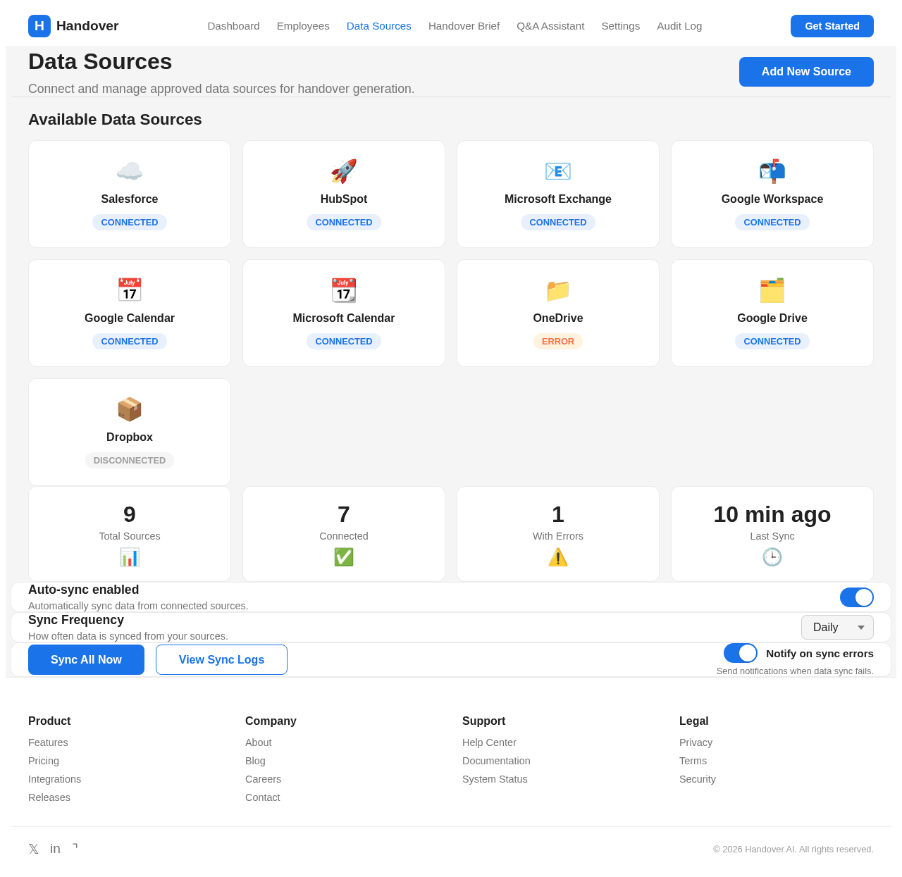 DataSources design preview