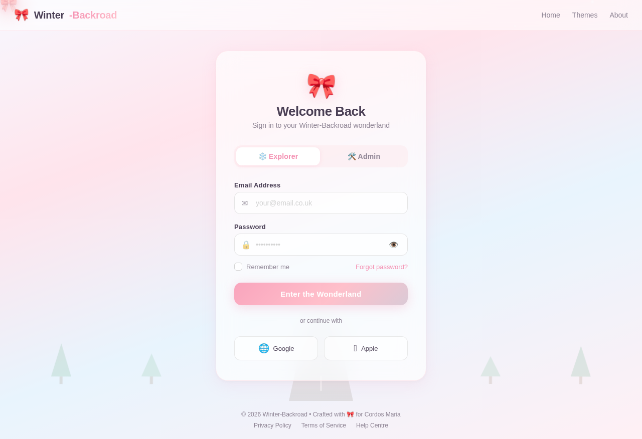 Login design preview