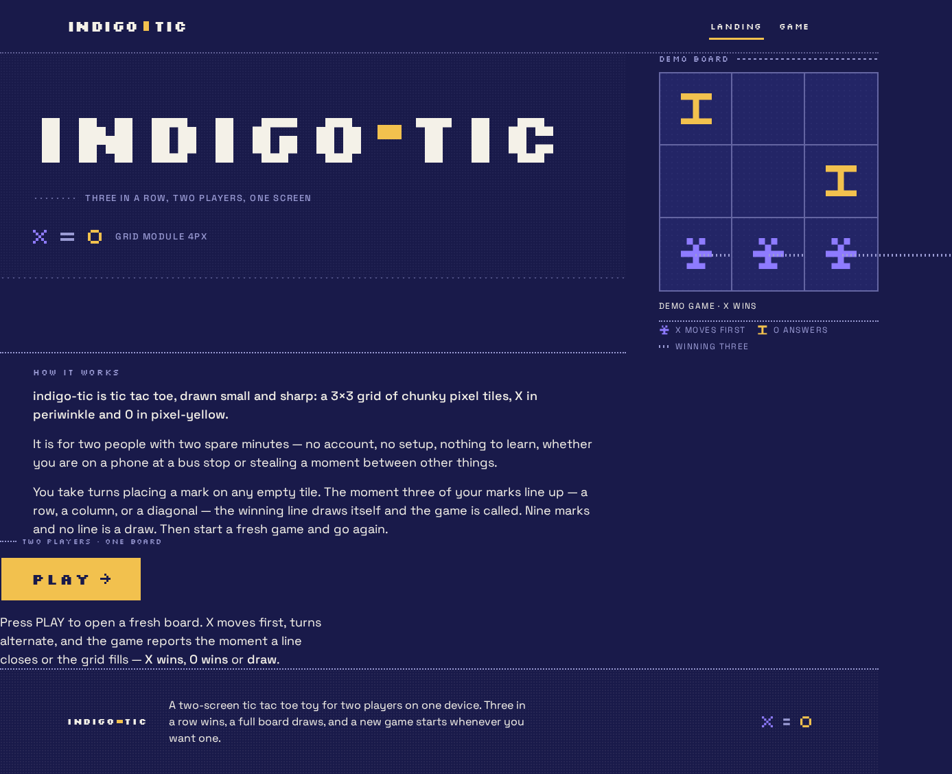 Landing design preview