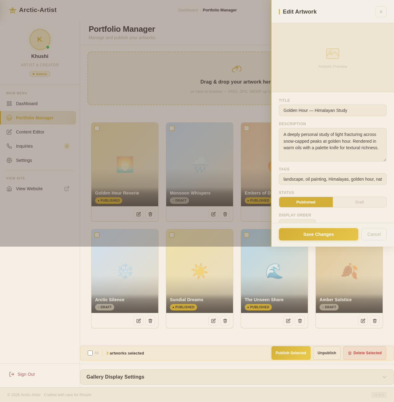 Portfolio Manager design preview