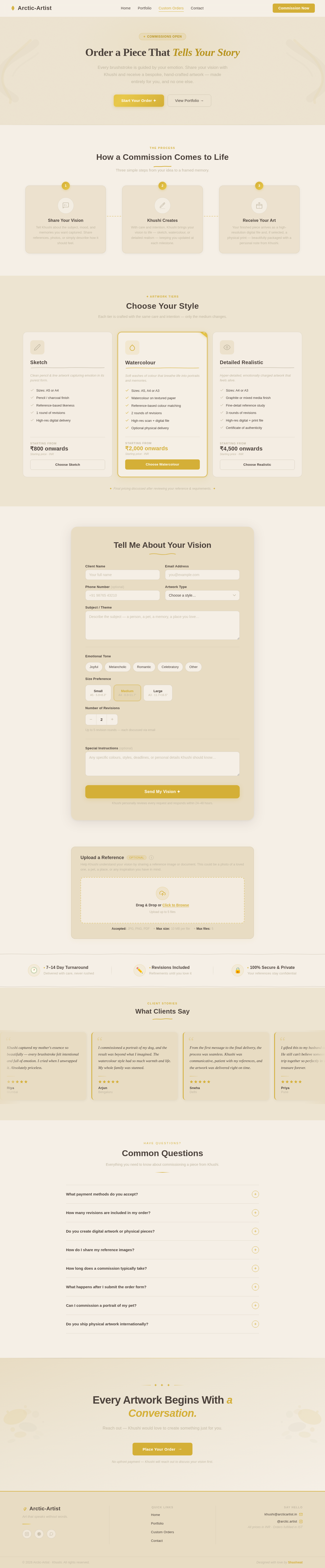 Custom Orders design preview