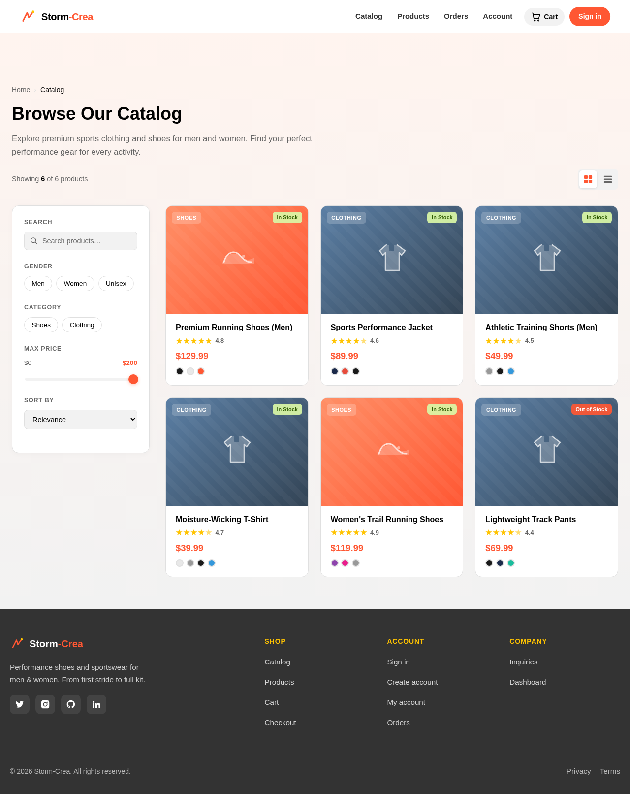 Catalog design preview