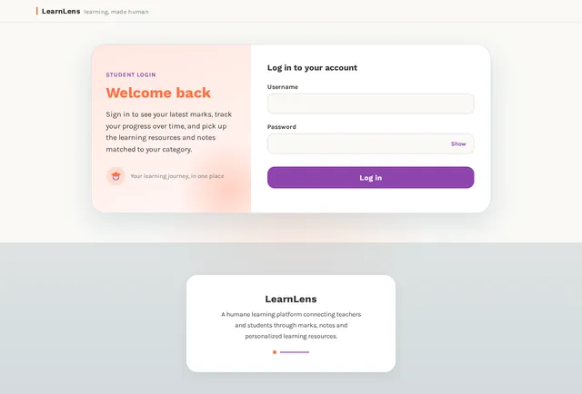 Student Login