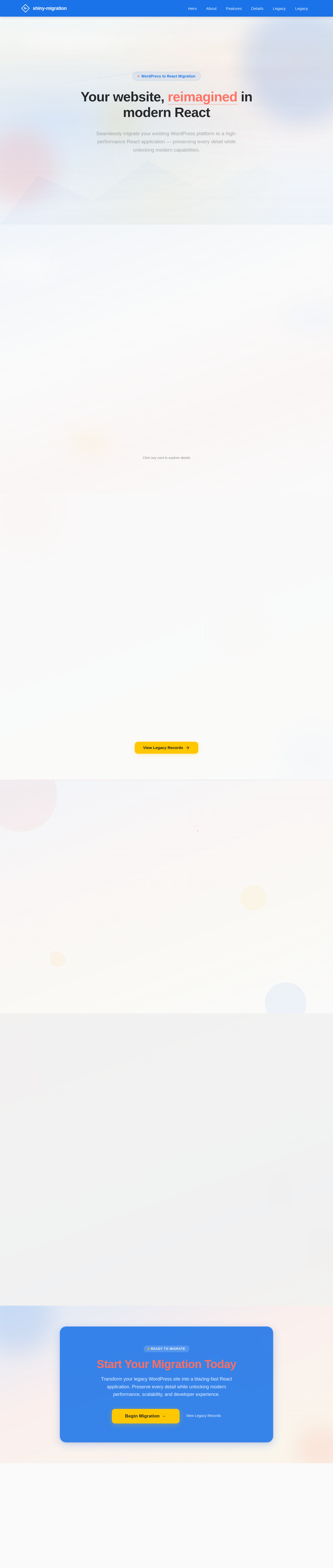 Landing design preview