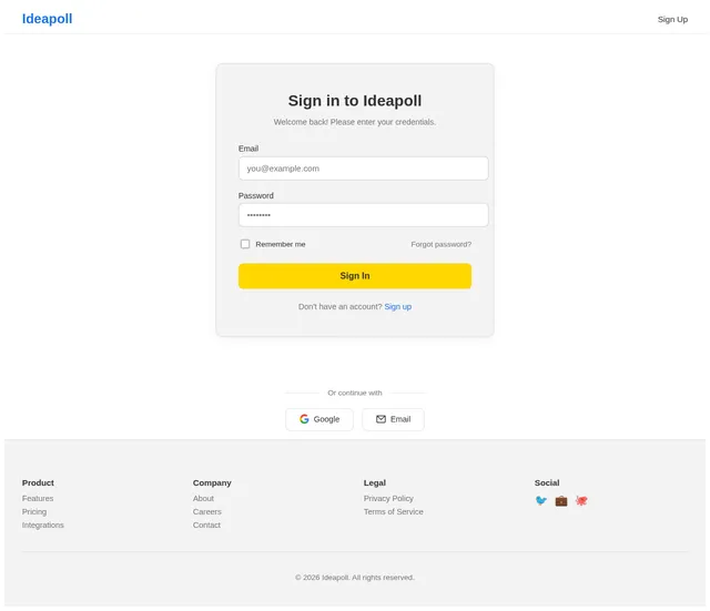 Login