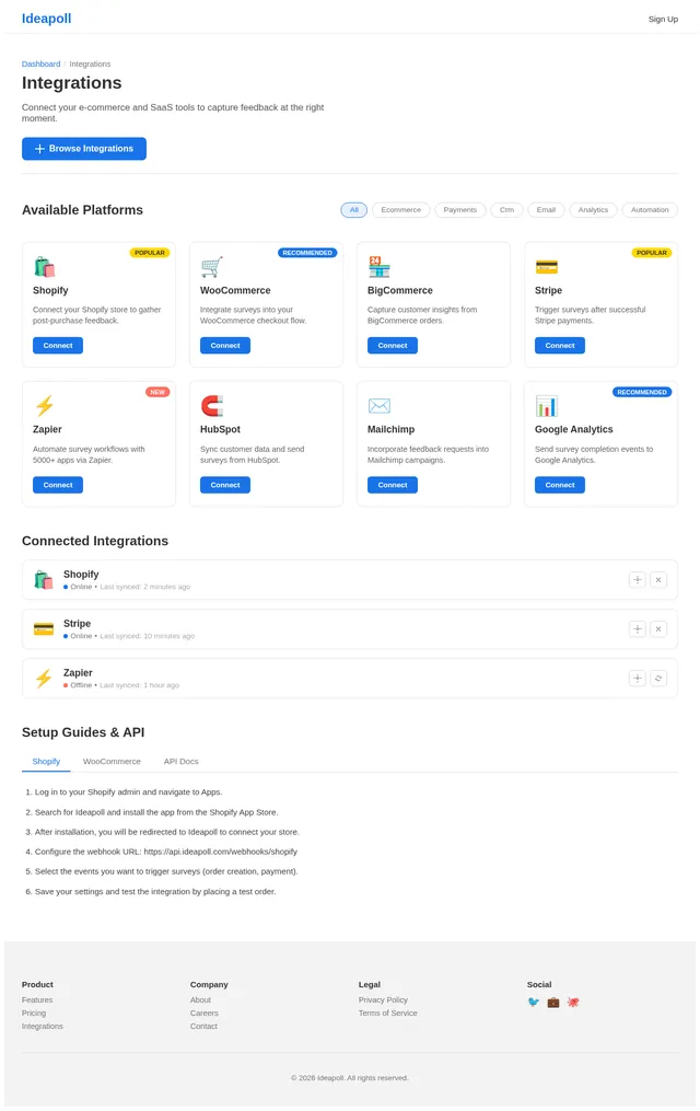 Integrations