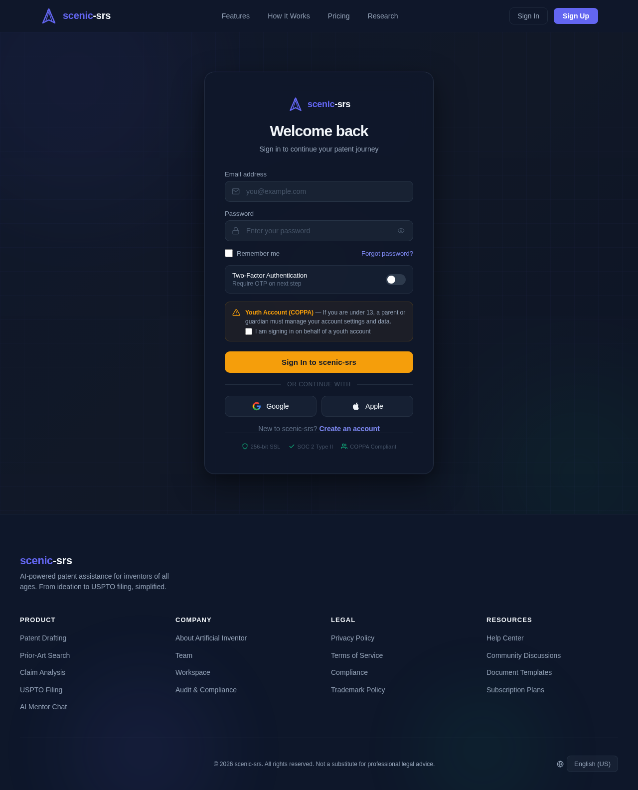 Login design preview