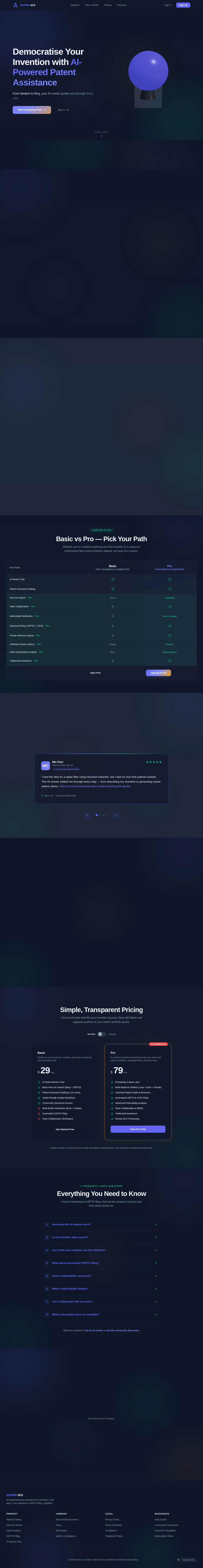 Landing design preview