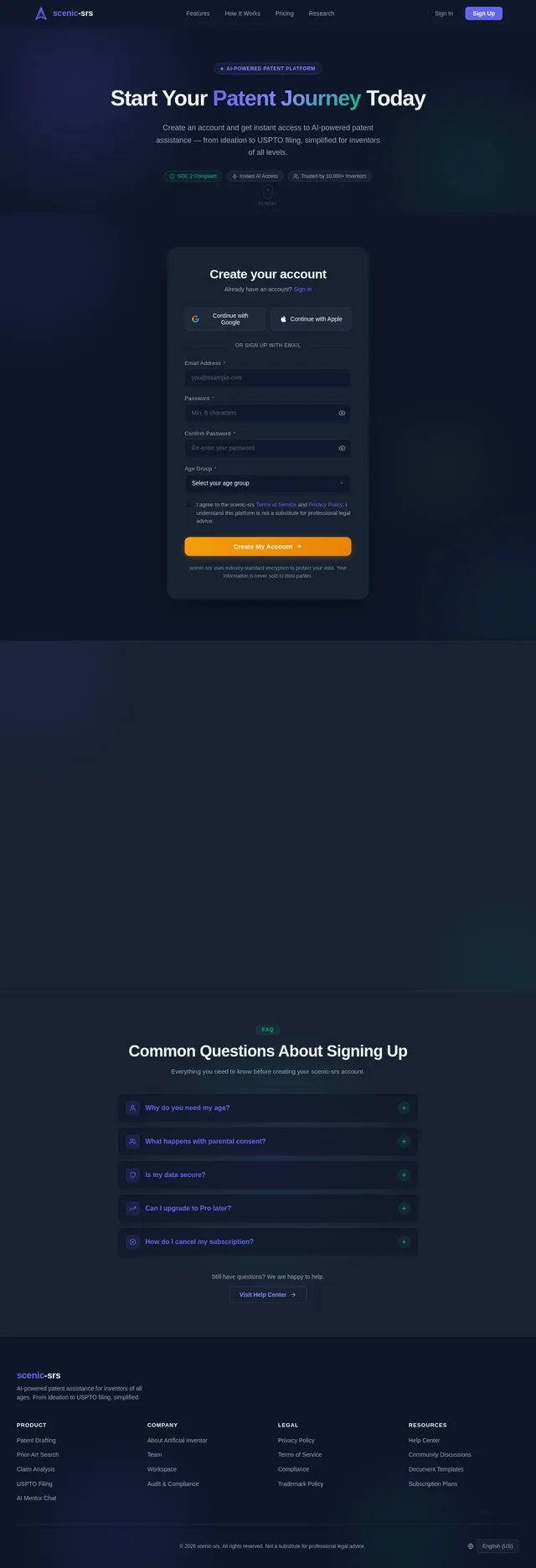Signup