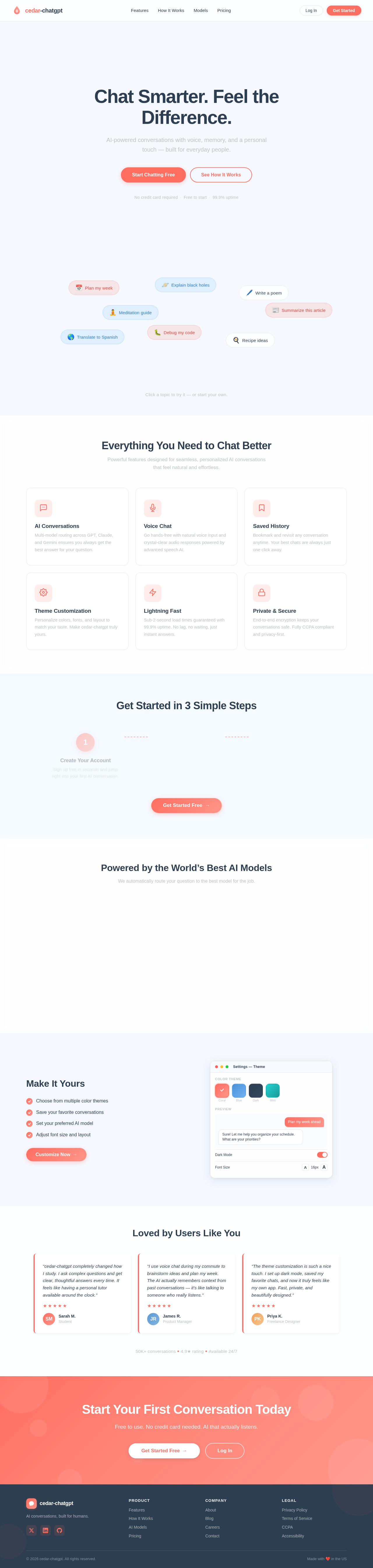 Landing design preview