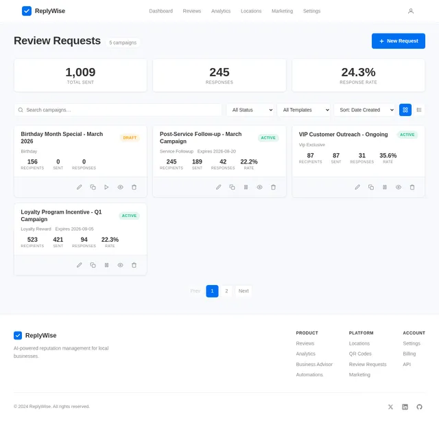 Review Requests