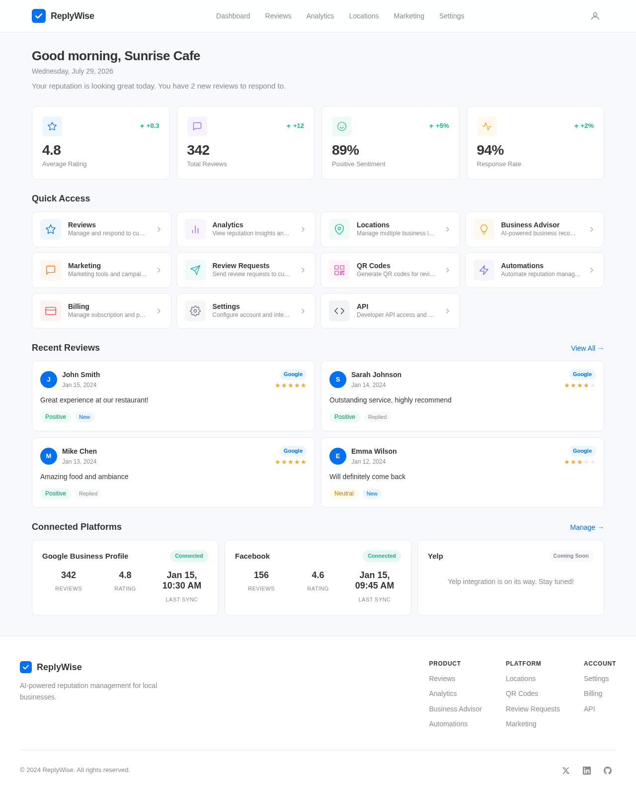 Dashboard design preview