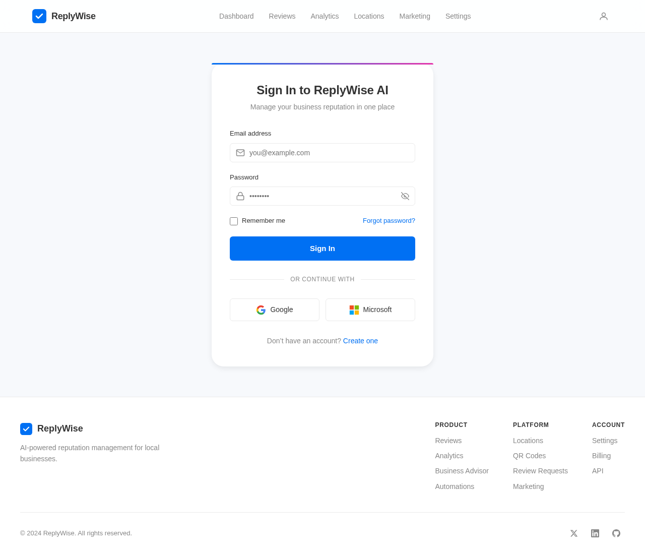Login design preview