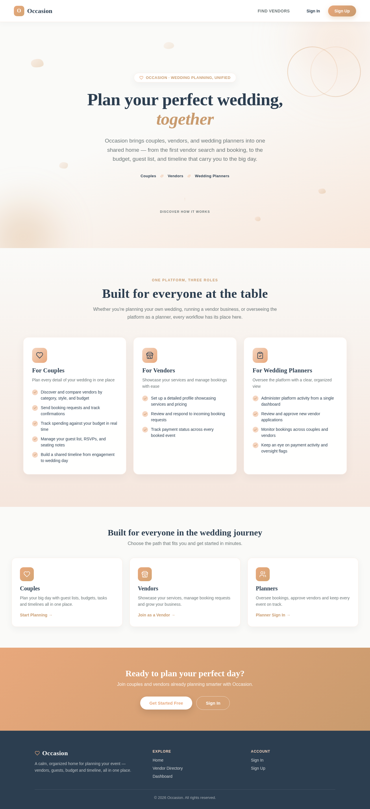 Landing Page design preview