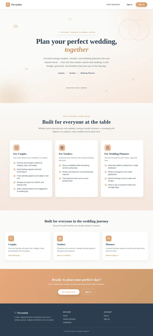 Landing Page