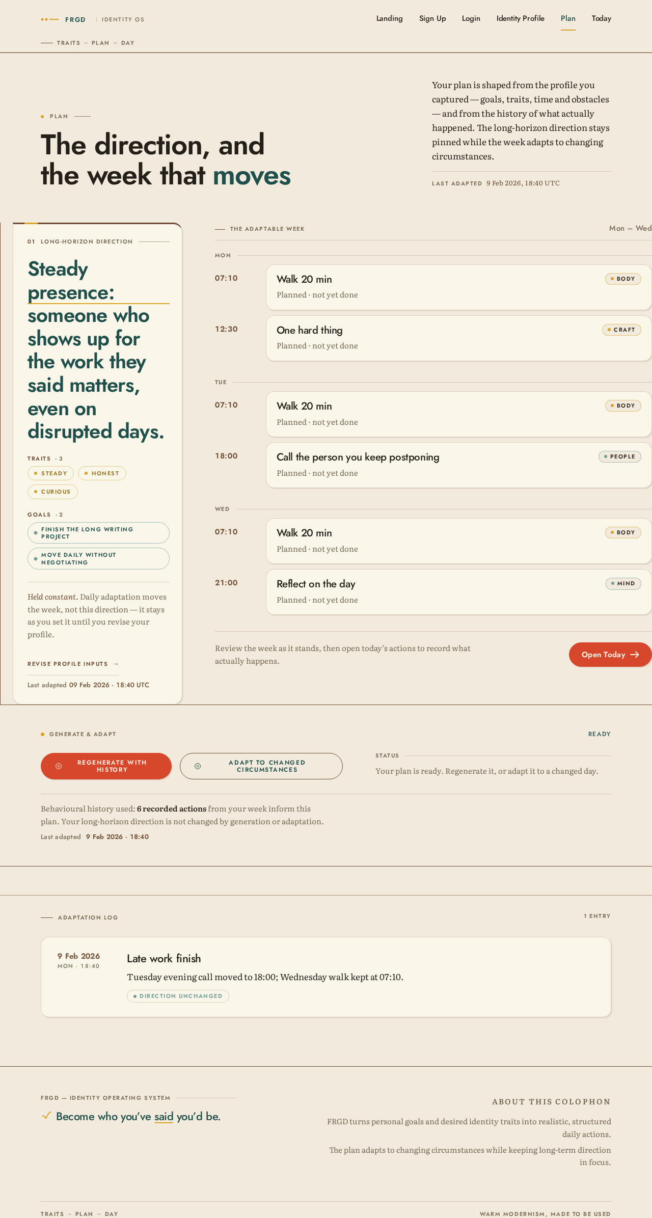 Plan design preview