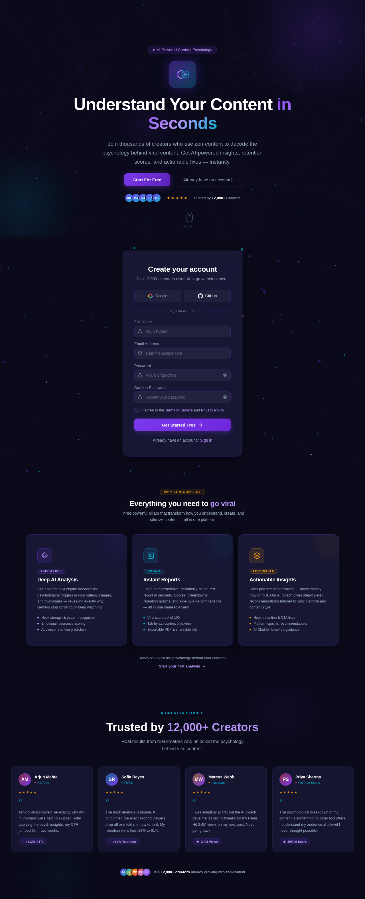 Signup design preview
