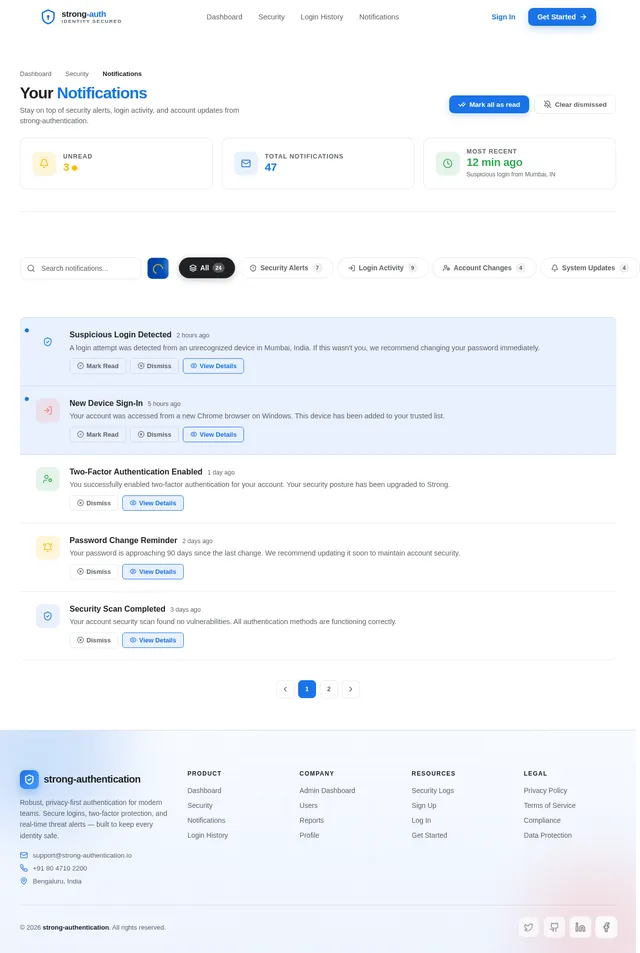 Notifications