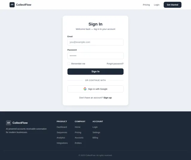 Login