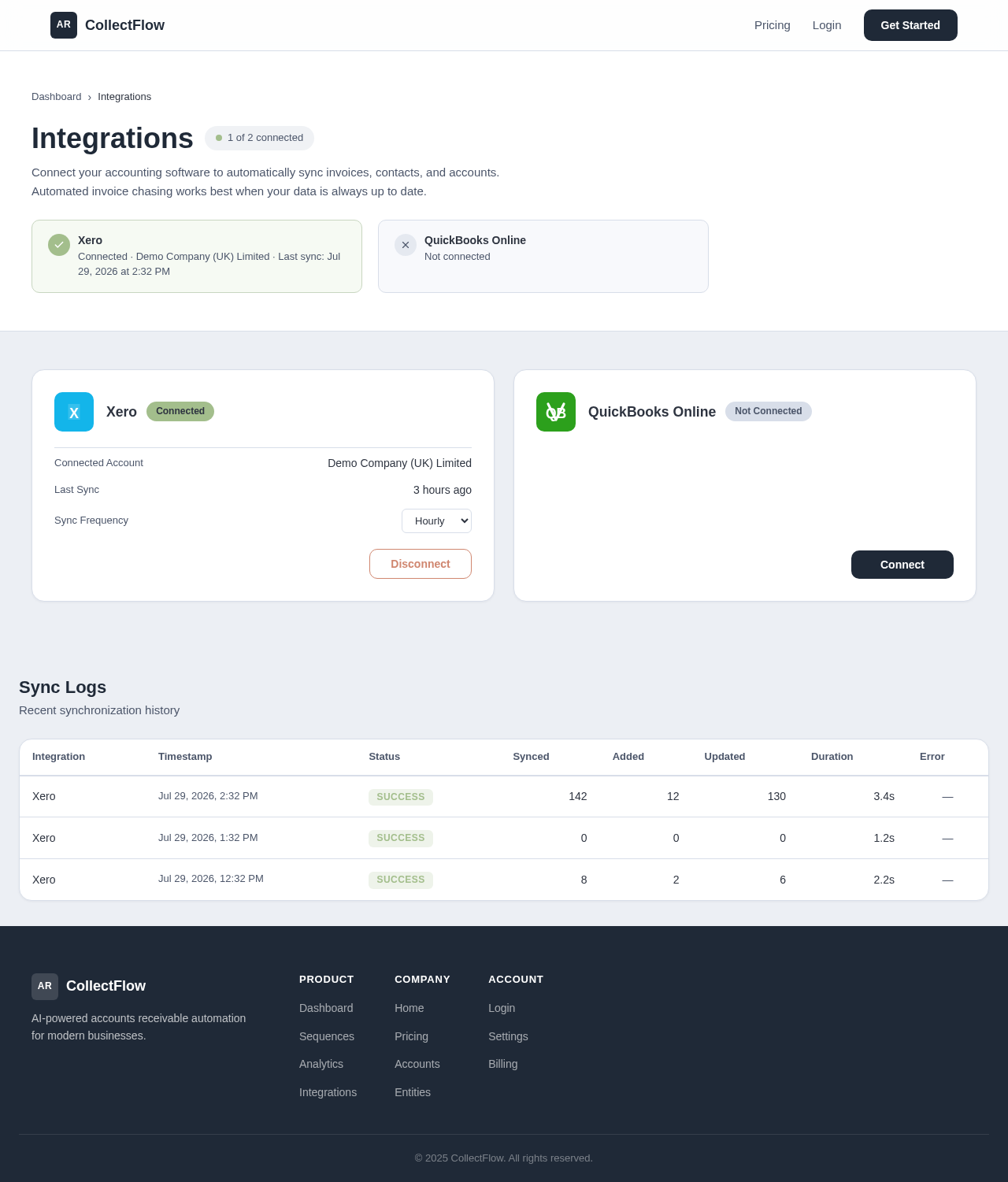 Integrations design preview