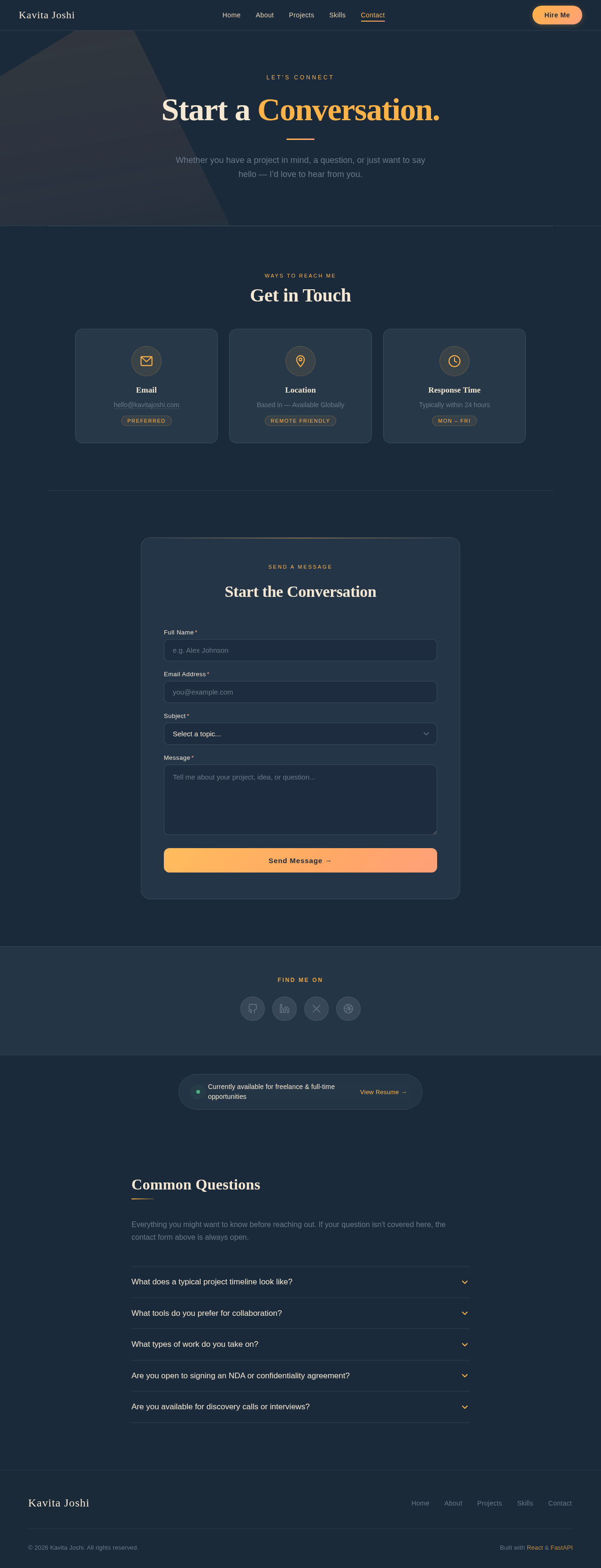 Contact design preview