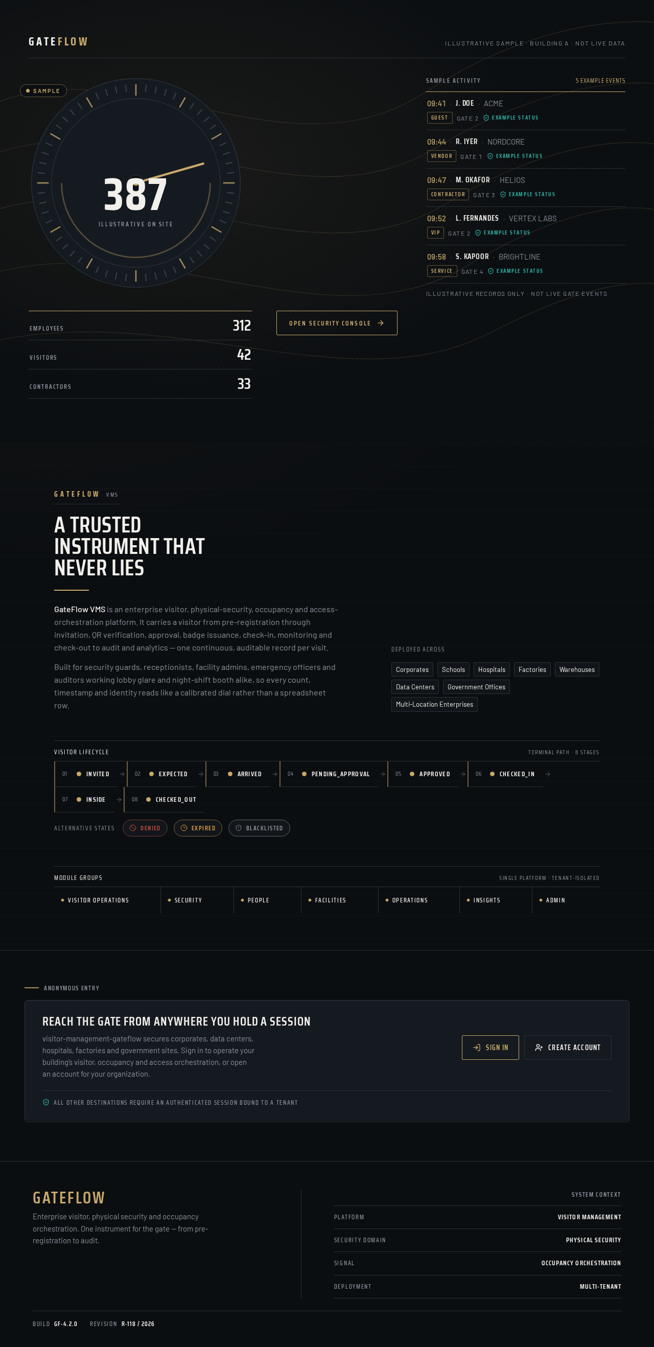 Landing design preview