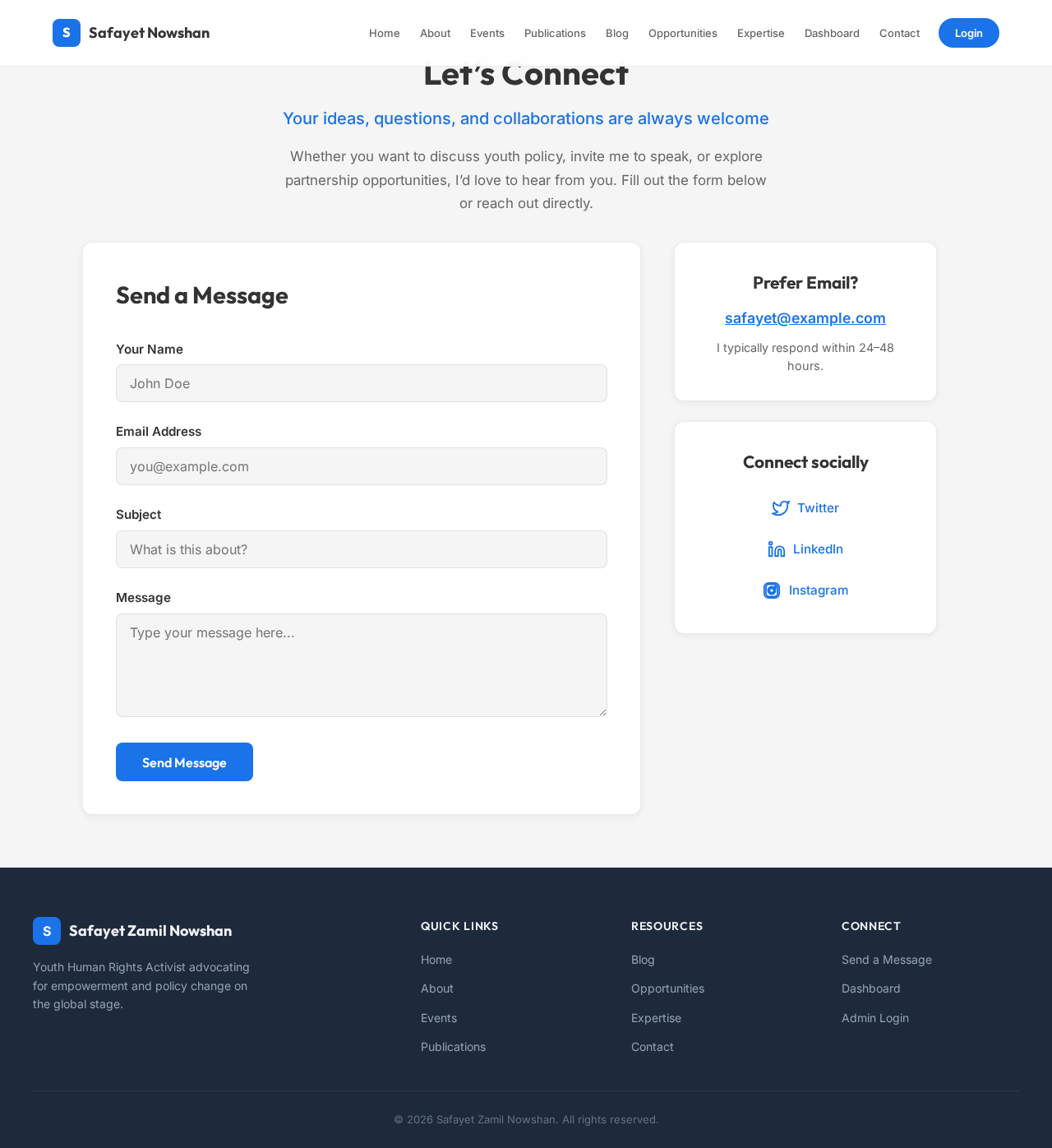 Contact design preview