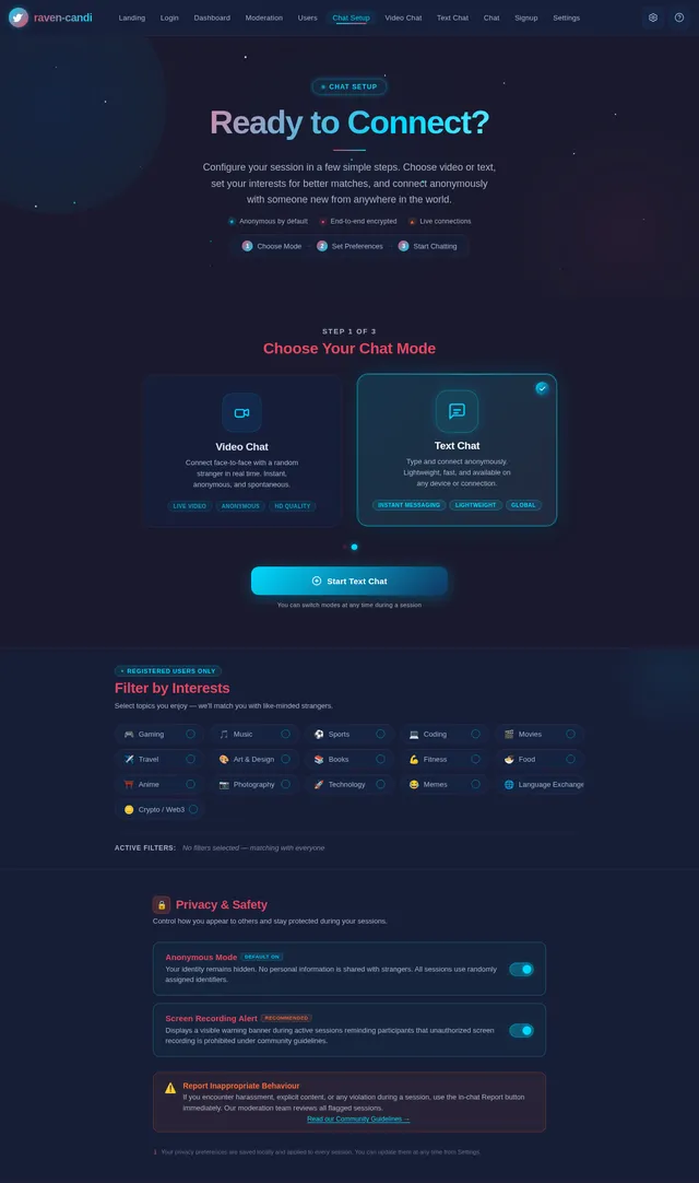 Chat Setup