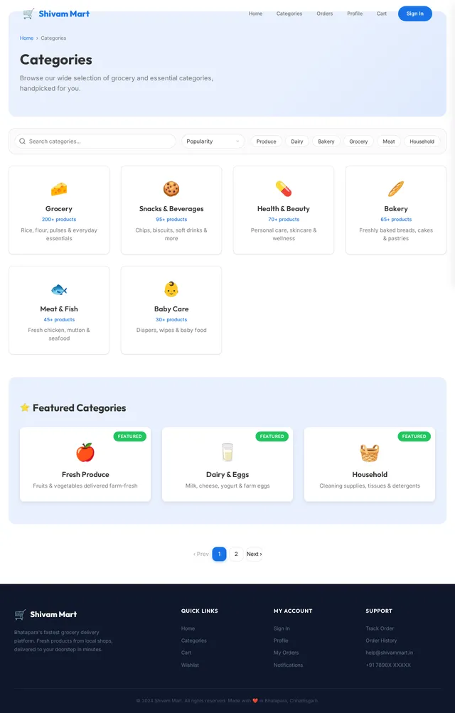 Categories