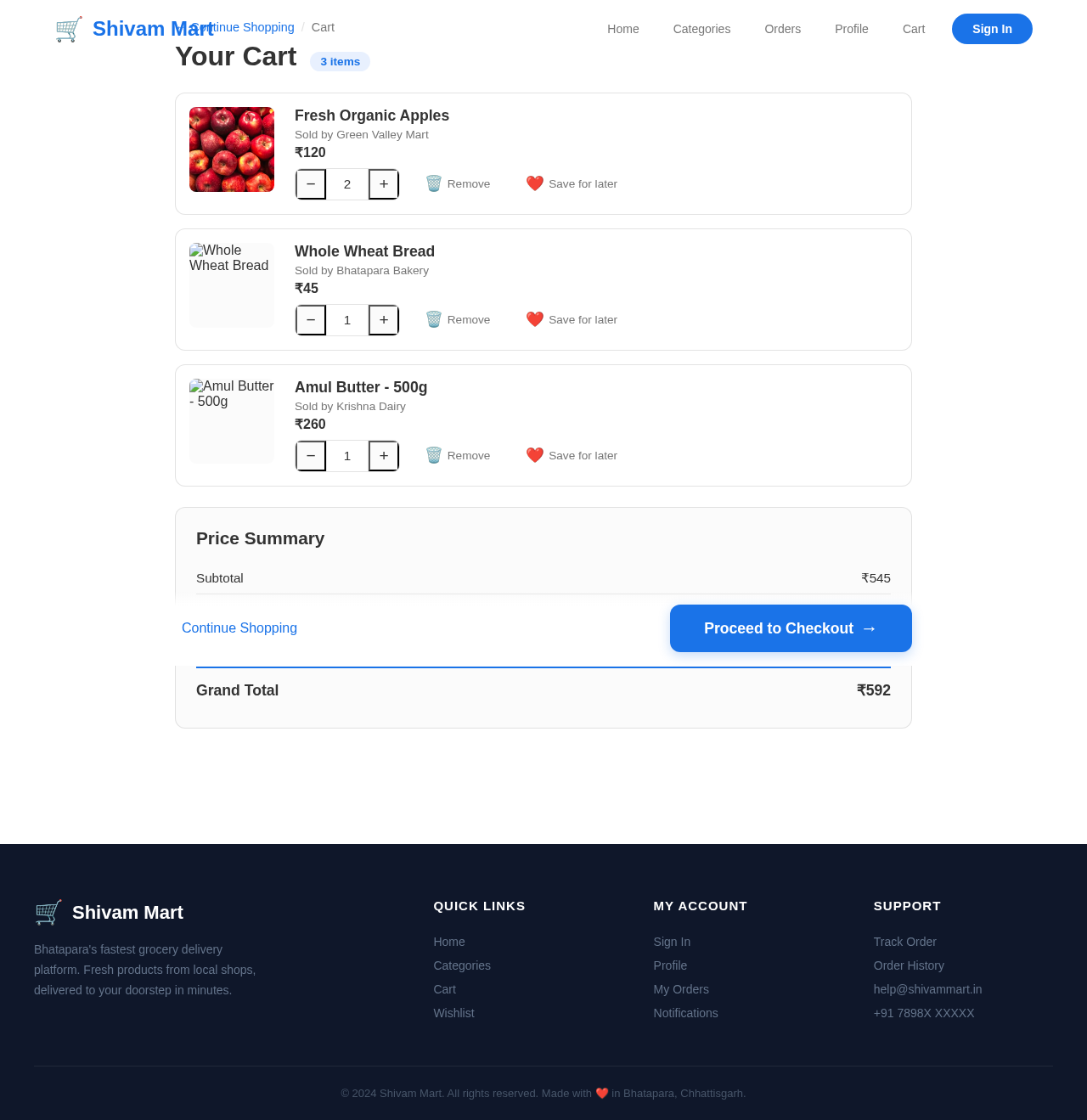 Cart design preview