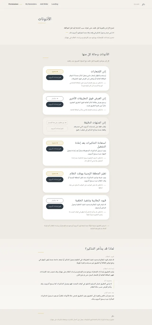 Permissions