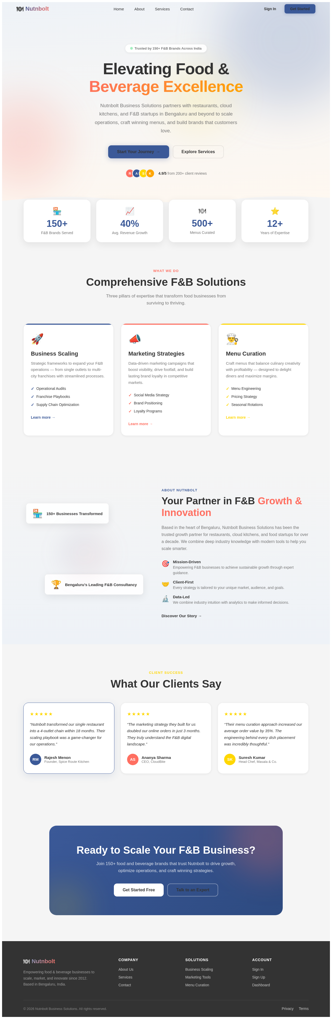 Landing design preview