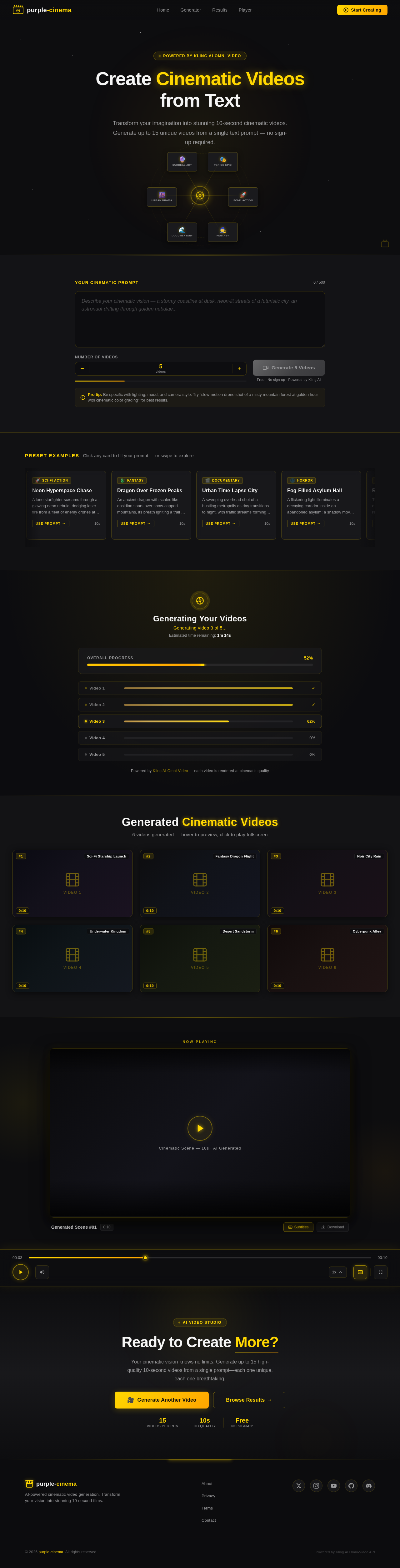 Generator design preview