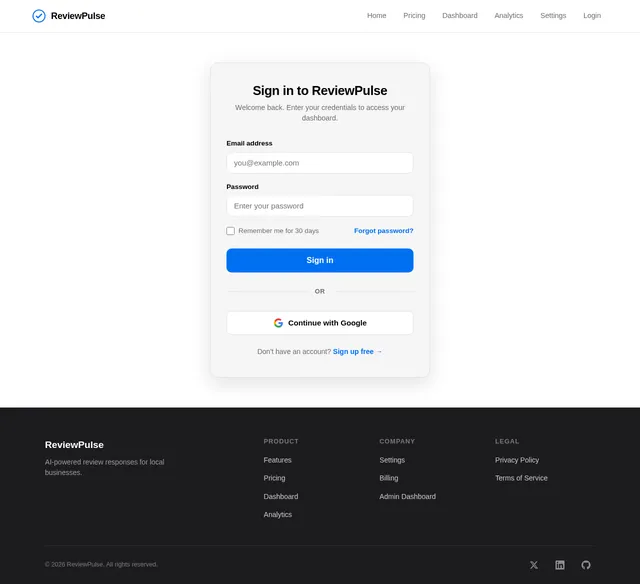 Login