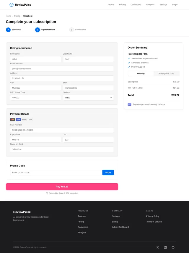 Checkout
