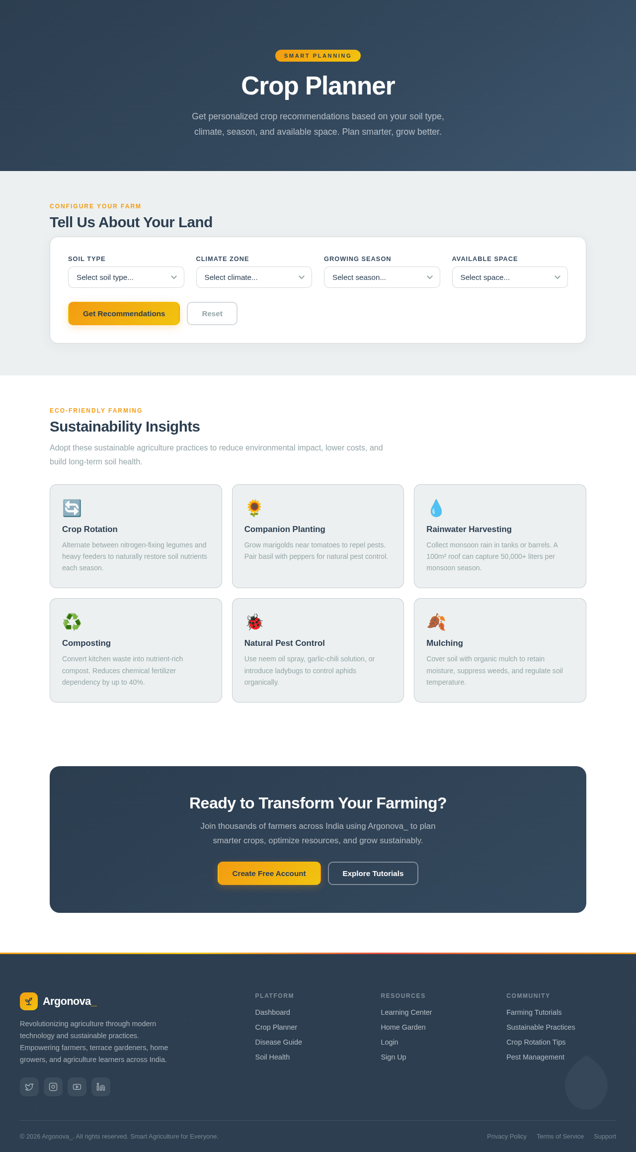 CropPlanner design preview