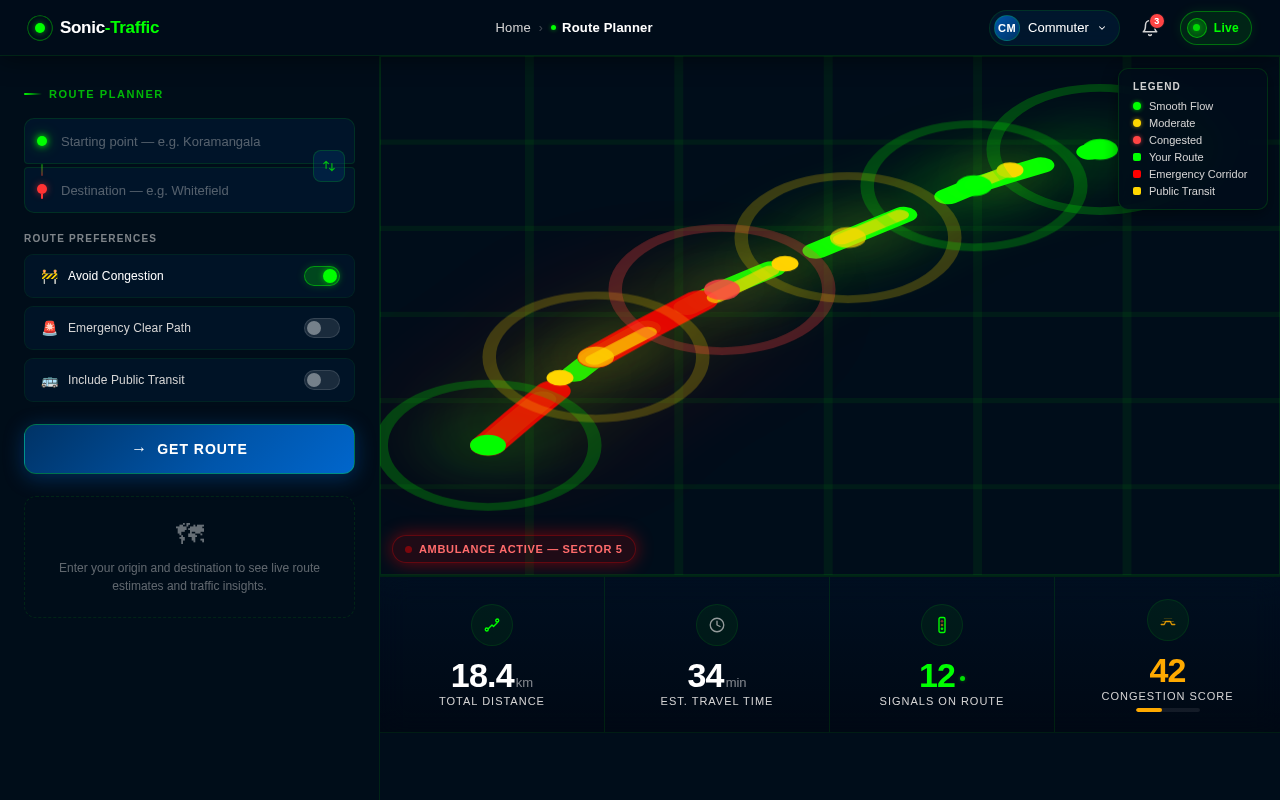 Route design preview
