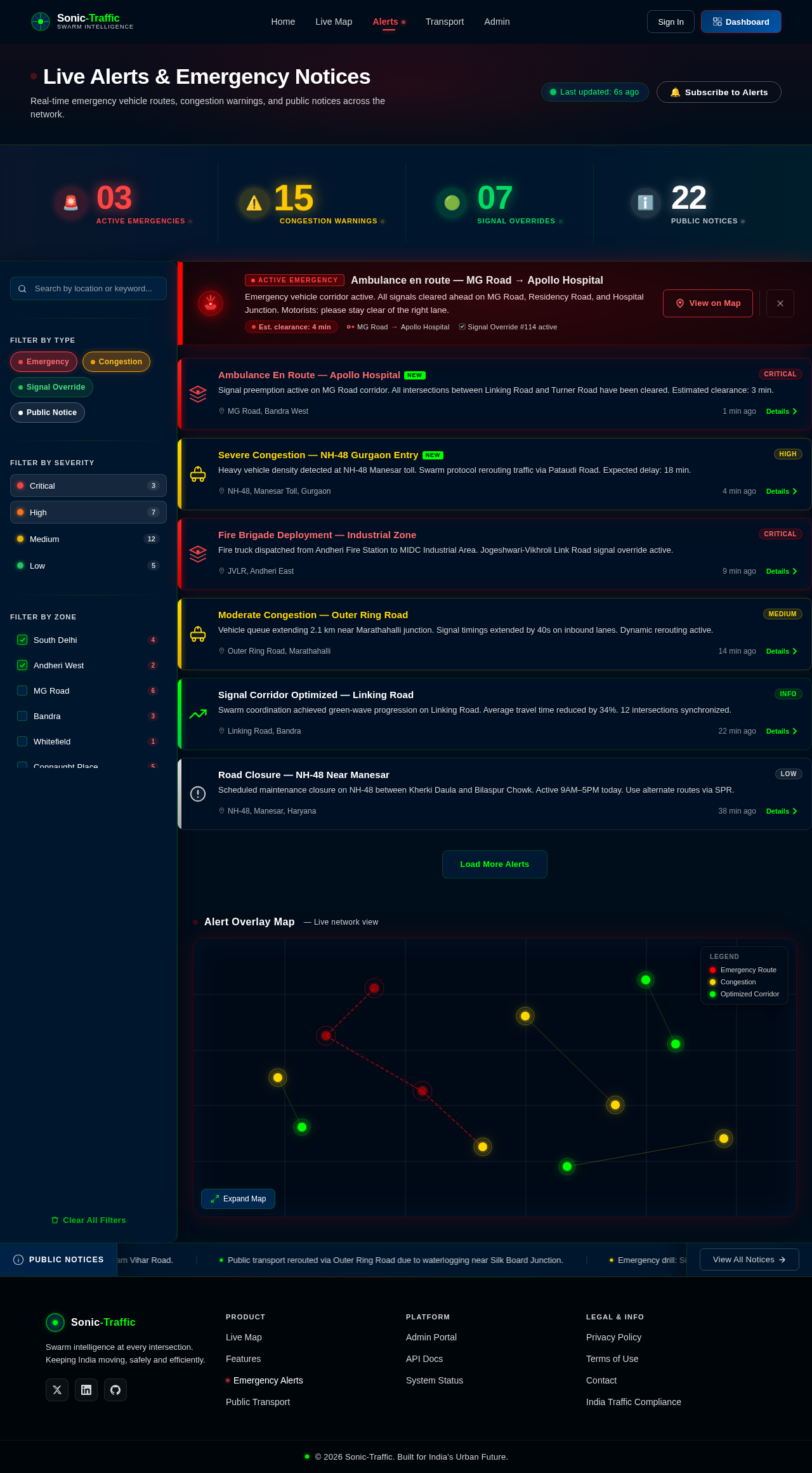 Alerts design preview