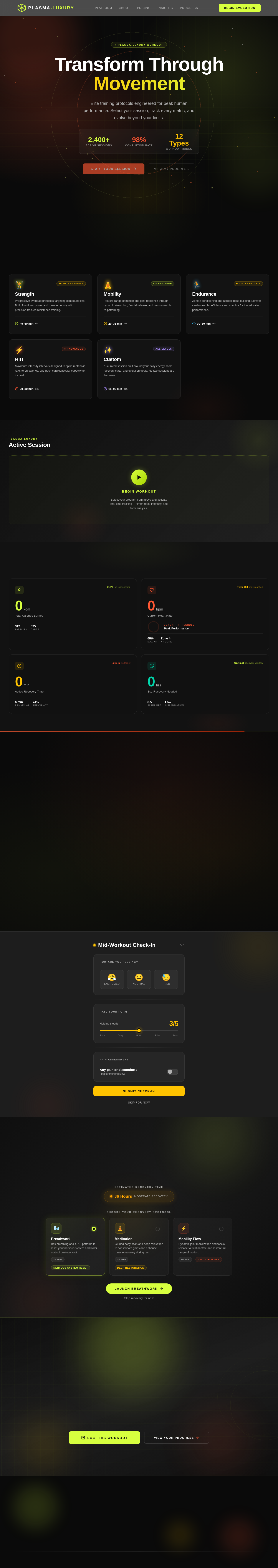 Workout design preview