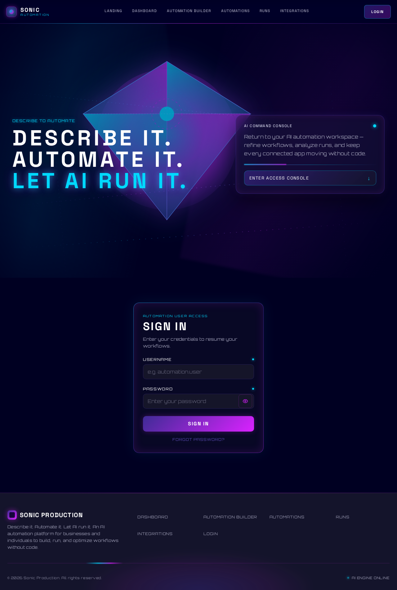Login design preview