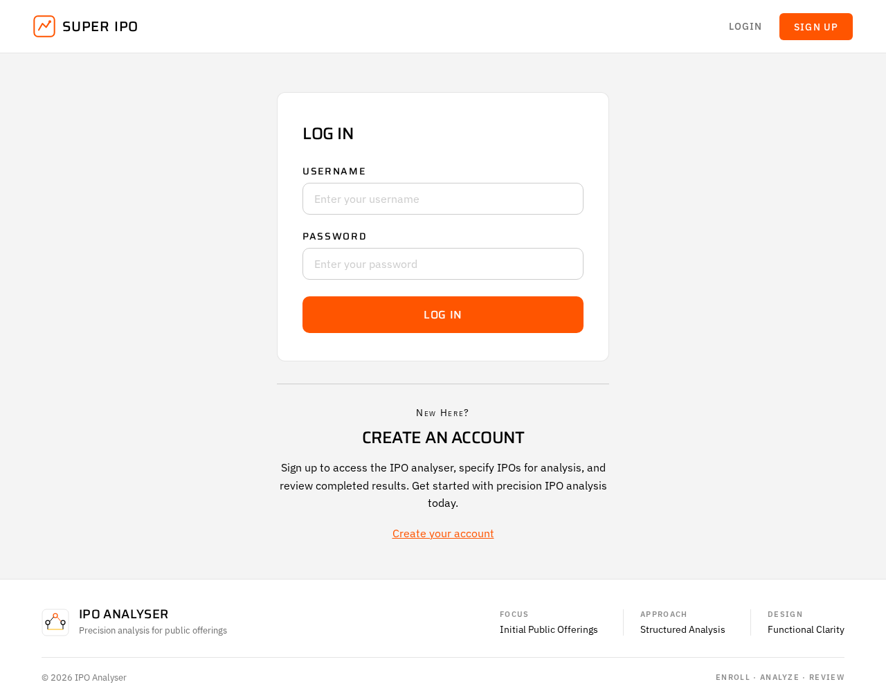 Login design preview