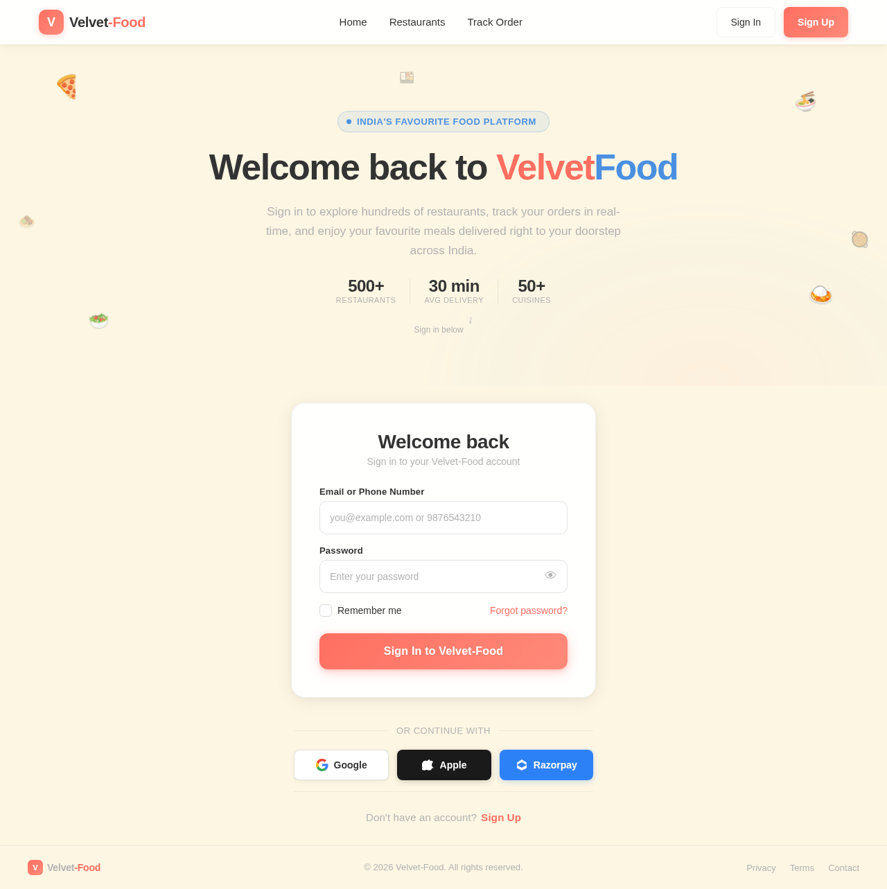 Login design preview
